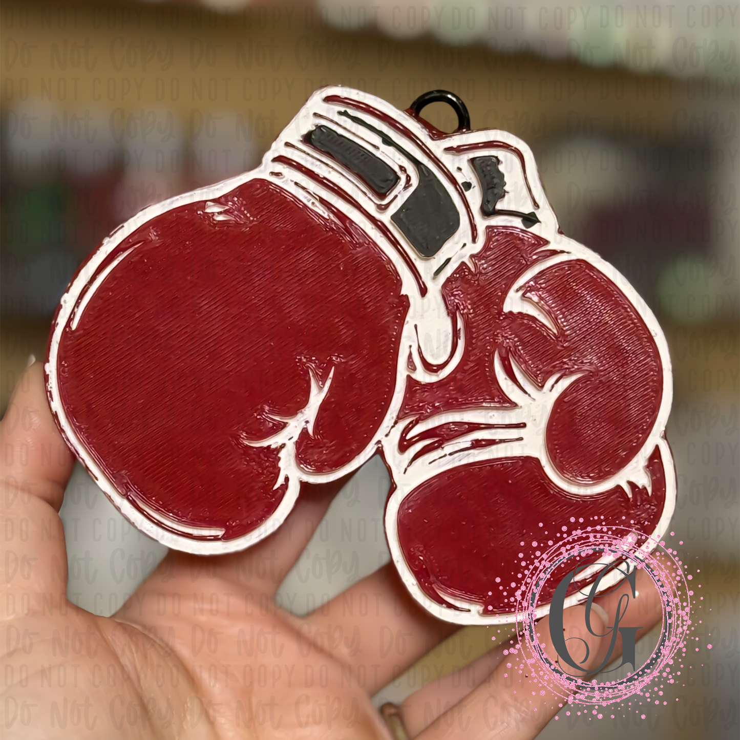 boxing glove shaped vehicle air freshener 