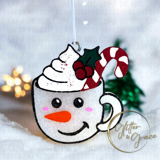 Snowman Mug RTS Freshie