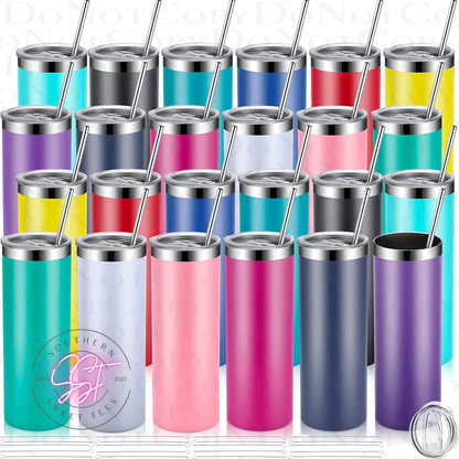 20oz skinny tumbler colors