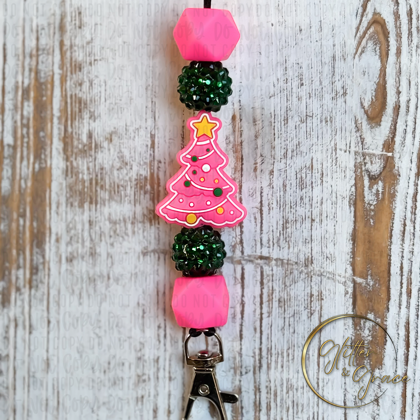 Pink Christmas Freshie Hanger